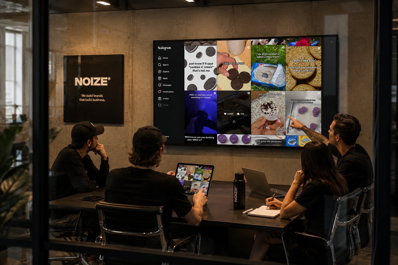 A NOIZE strategy session in progress
